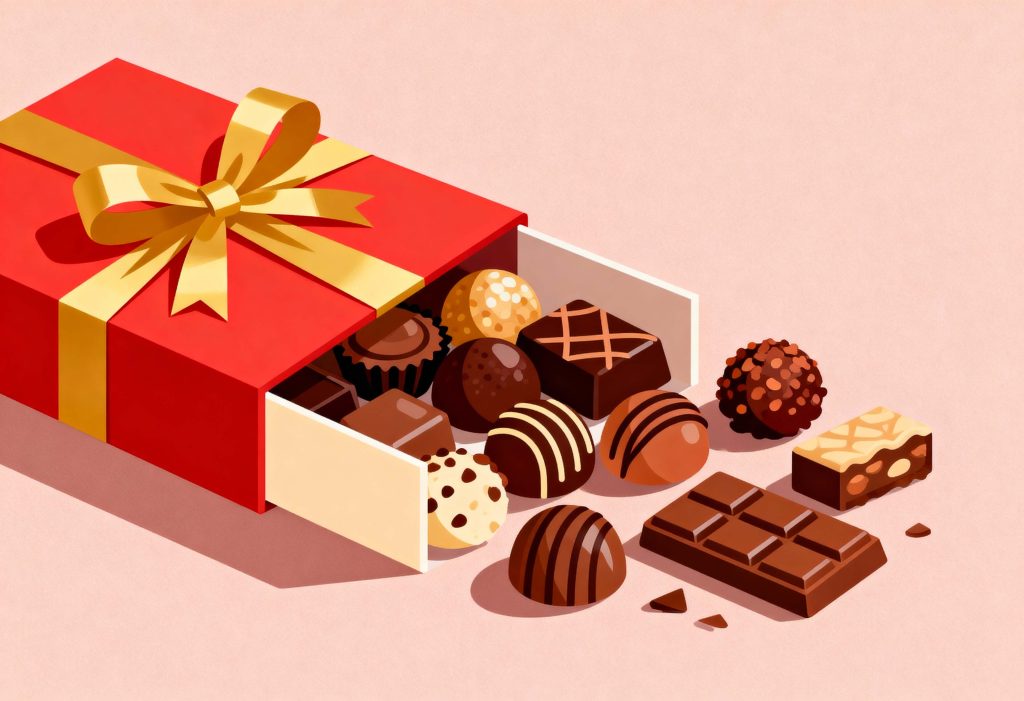 coffret cadeau chocolat
